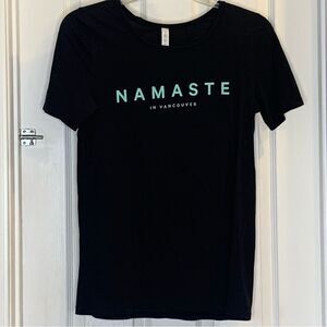 Lululemon Love Crew (Namaste) Black Size 8 Activewear Workout Fitness Gym